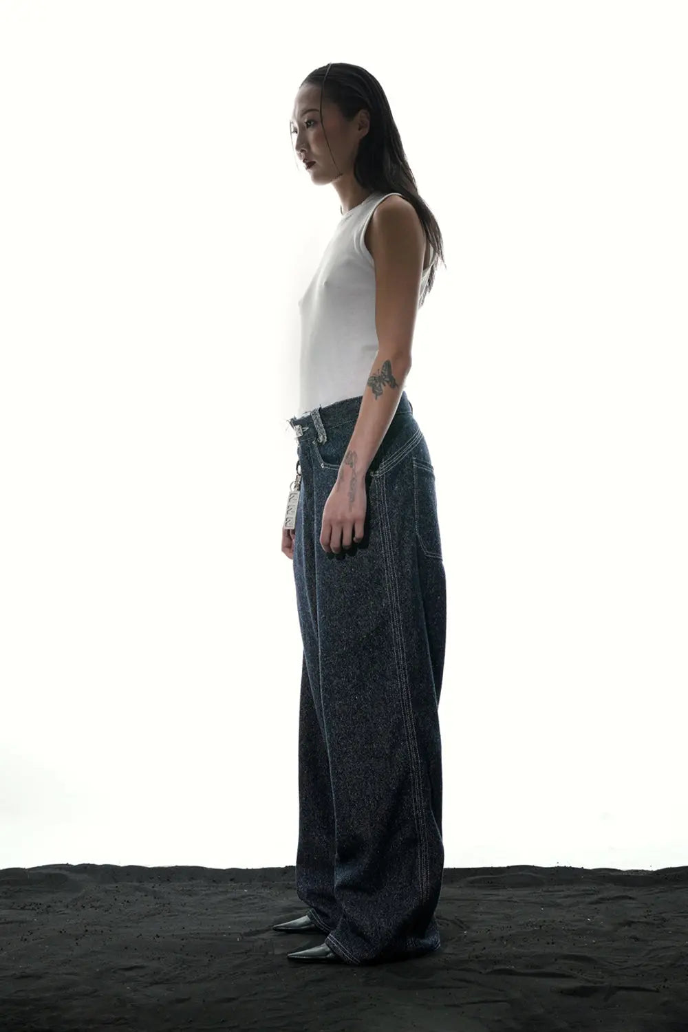 031 - SILK DENIM PANT - 2UNI Project
